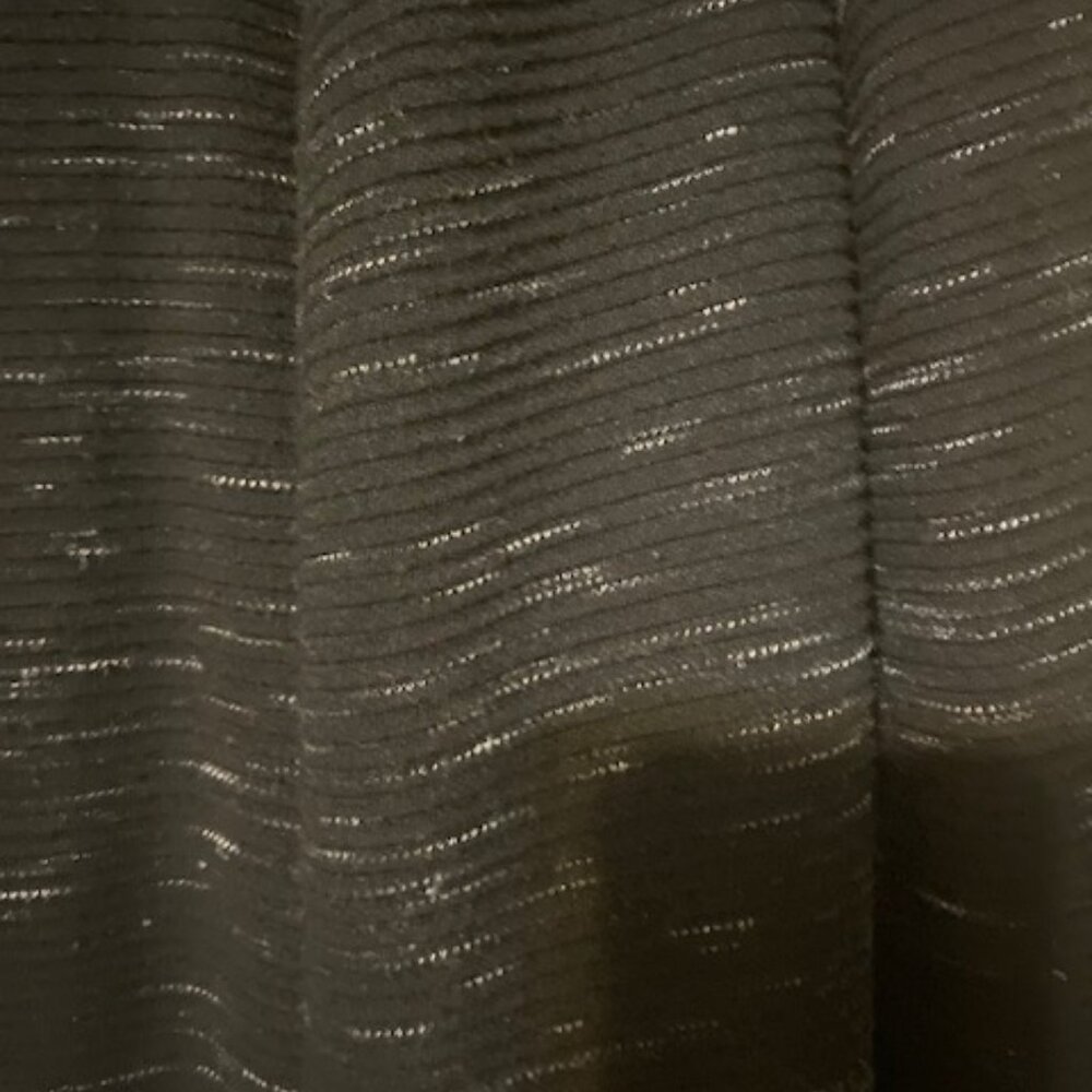 Black Ribbed Pattern Cardigan - Picture 4 of 6